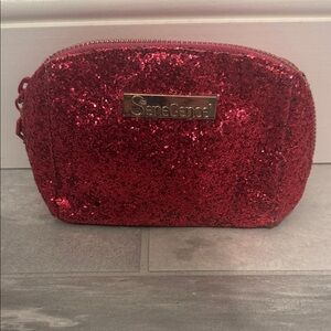 SeneGence Sparkling Pink Glitter Cosmetic Pouch